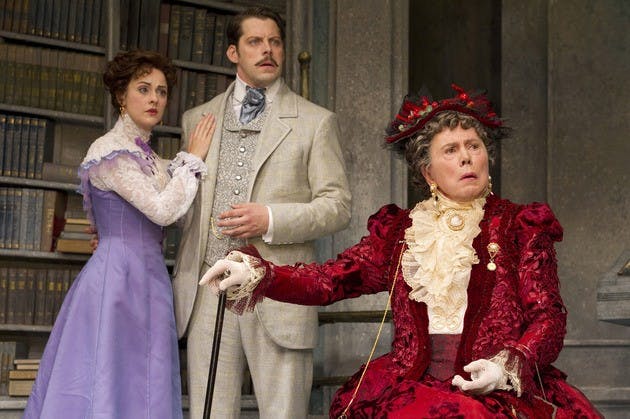 The Importance of Being EarnestAmerican Airlines TheatreCast List:Brian BedfordSantino FontanaDavid FurrDana IveyTim MacDonaldPaul O'BrienCharlotte ParrySara TophamPaxton WhiteheadProduction Credits:Brian Bedford (Direction)Desmond Heeley (Set and Costume Design)Duane Schuler (Lighting Design)Drew Levy (Sound Design)Other Credits:Written by: Oscar Wilde