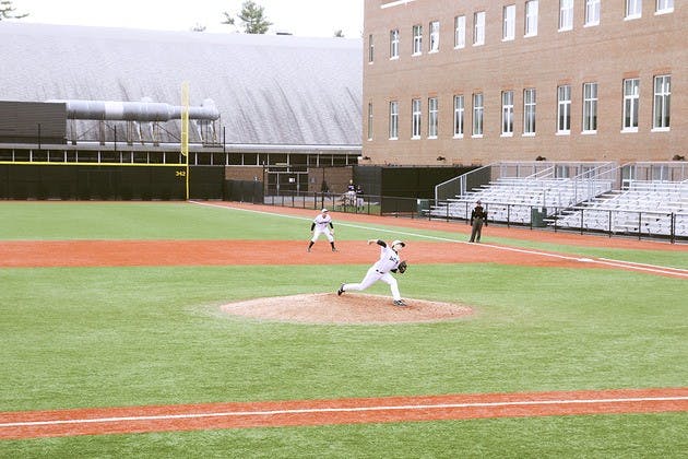 The baseball team will need to rebound this weekend if it hopes to clinch a fifth consecutive Rolfe Division crown.