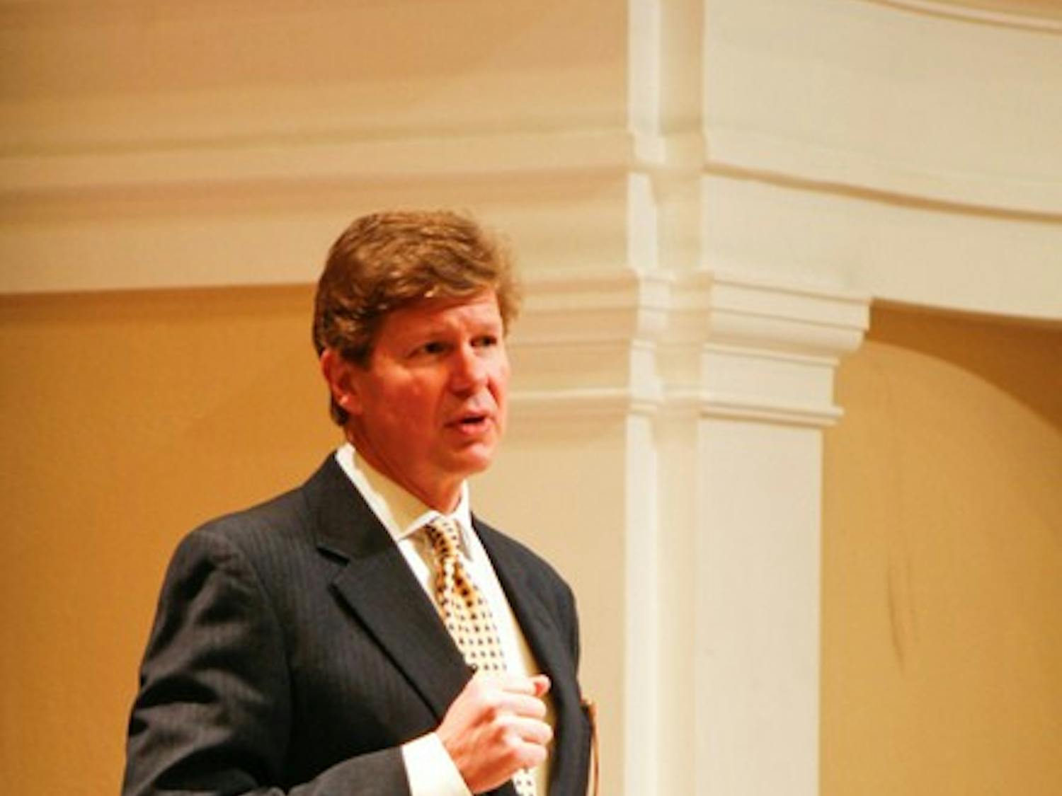 Visiting professor Randall Balmer spoke about faith and the presidency.