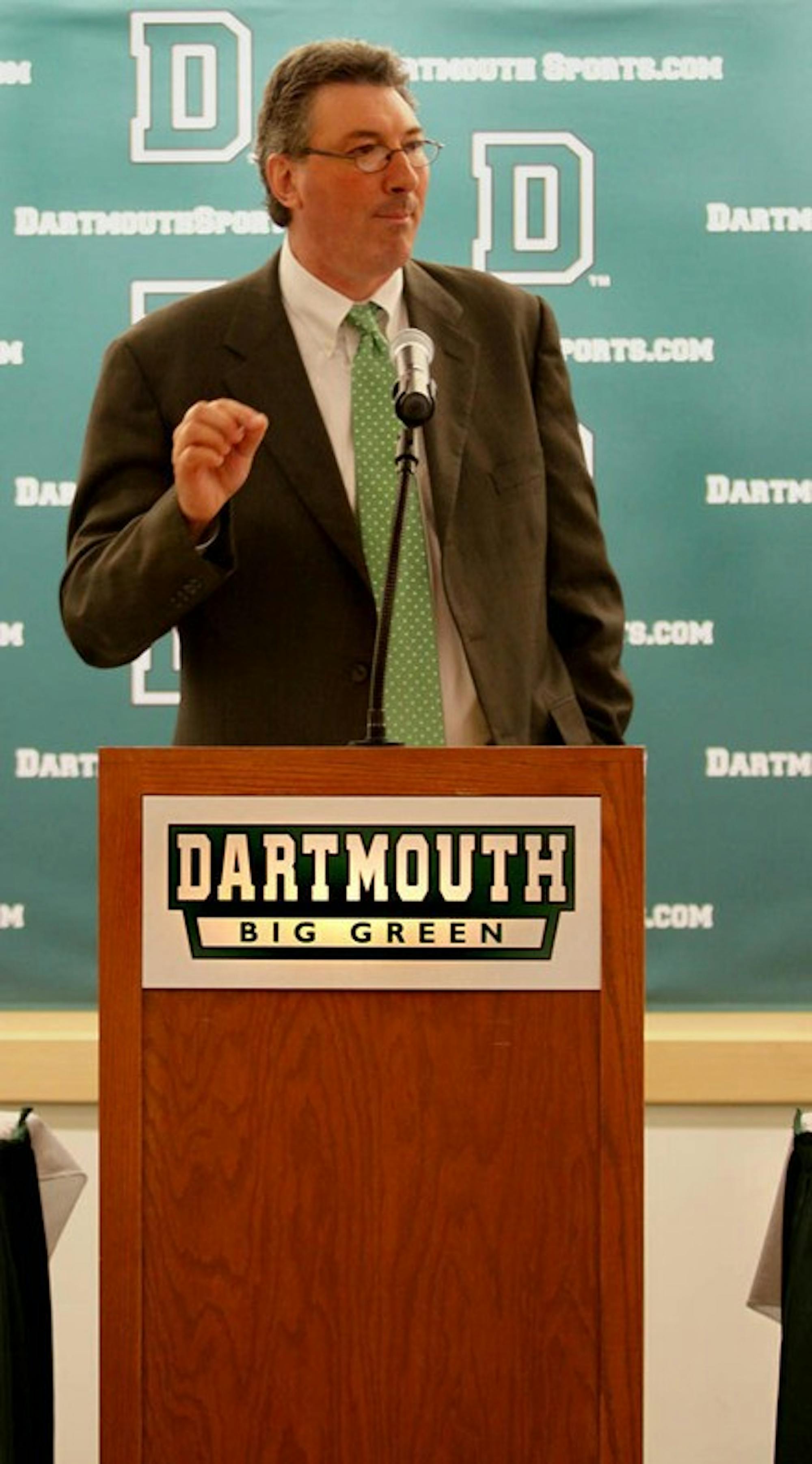 Harry Sheehy, the current athletic director at Williams College, will take over as Dartmouth's athletic director on Sept. 7.
