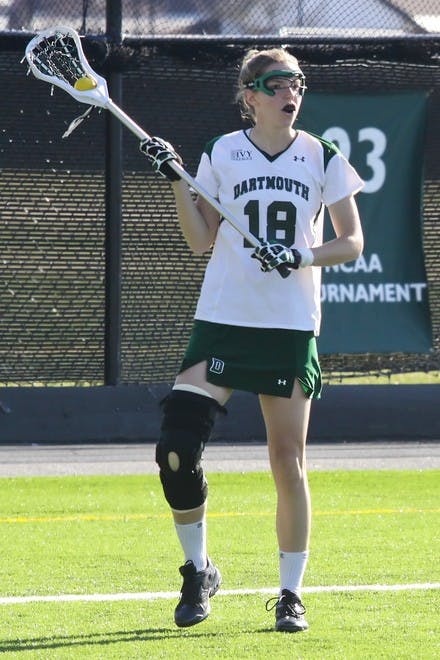 Co-captain Katherine Chiusano '09 had an assist in the Big Green's final game of the season against Duke on Sunday.