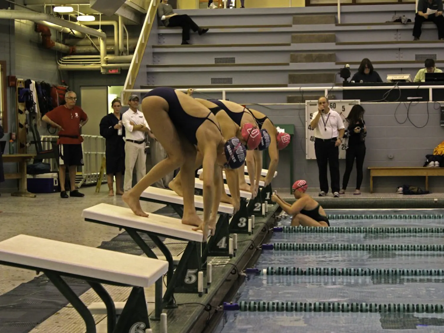 Taylor Yamahata ’18 led the way for the women’s swimming and diving team with dominant individual performances.
