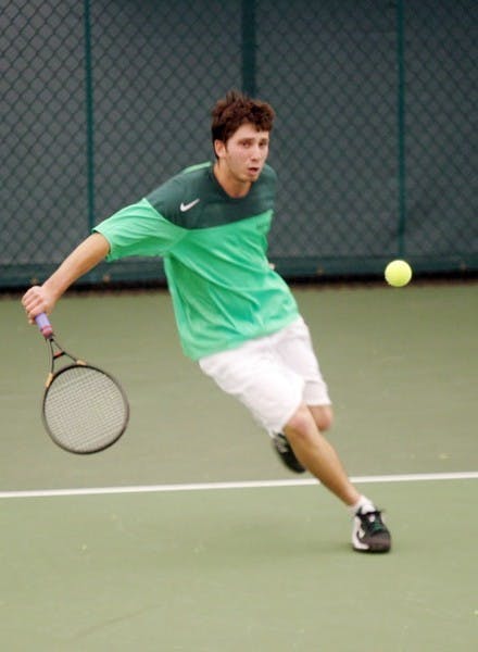 Men's tennis fell to Cornell, but dominated Rutgers and ended the ECAC tourney with a thrilling come-from-behind victory over Saint John's.