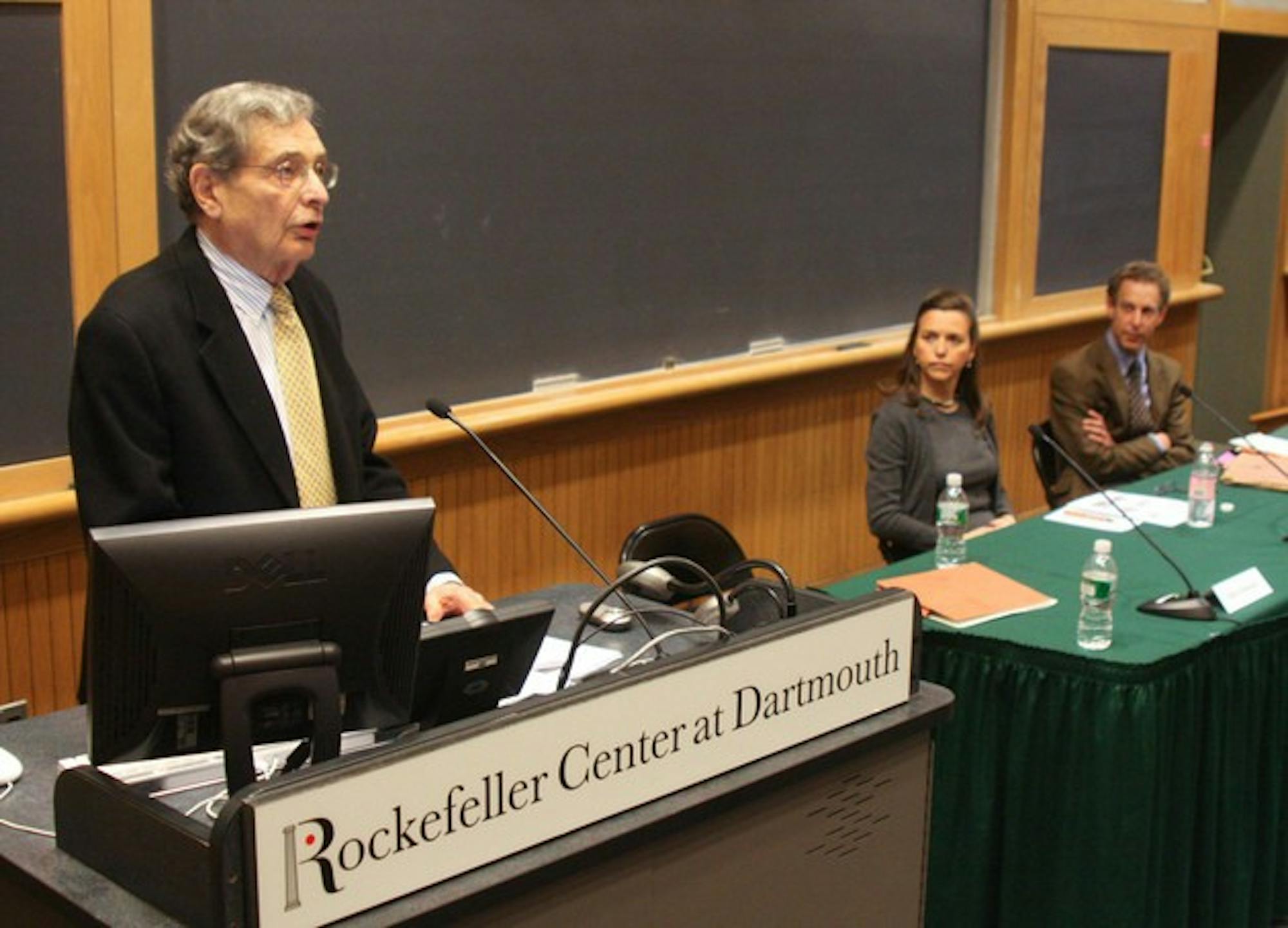 A panel discusses Nelson Rockefeller's legacy on Thursday.