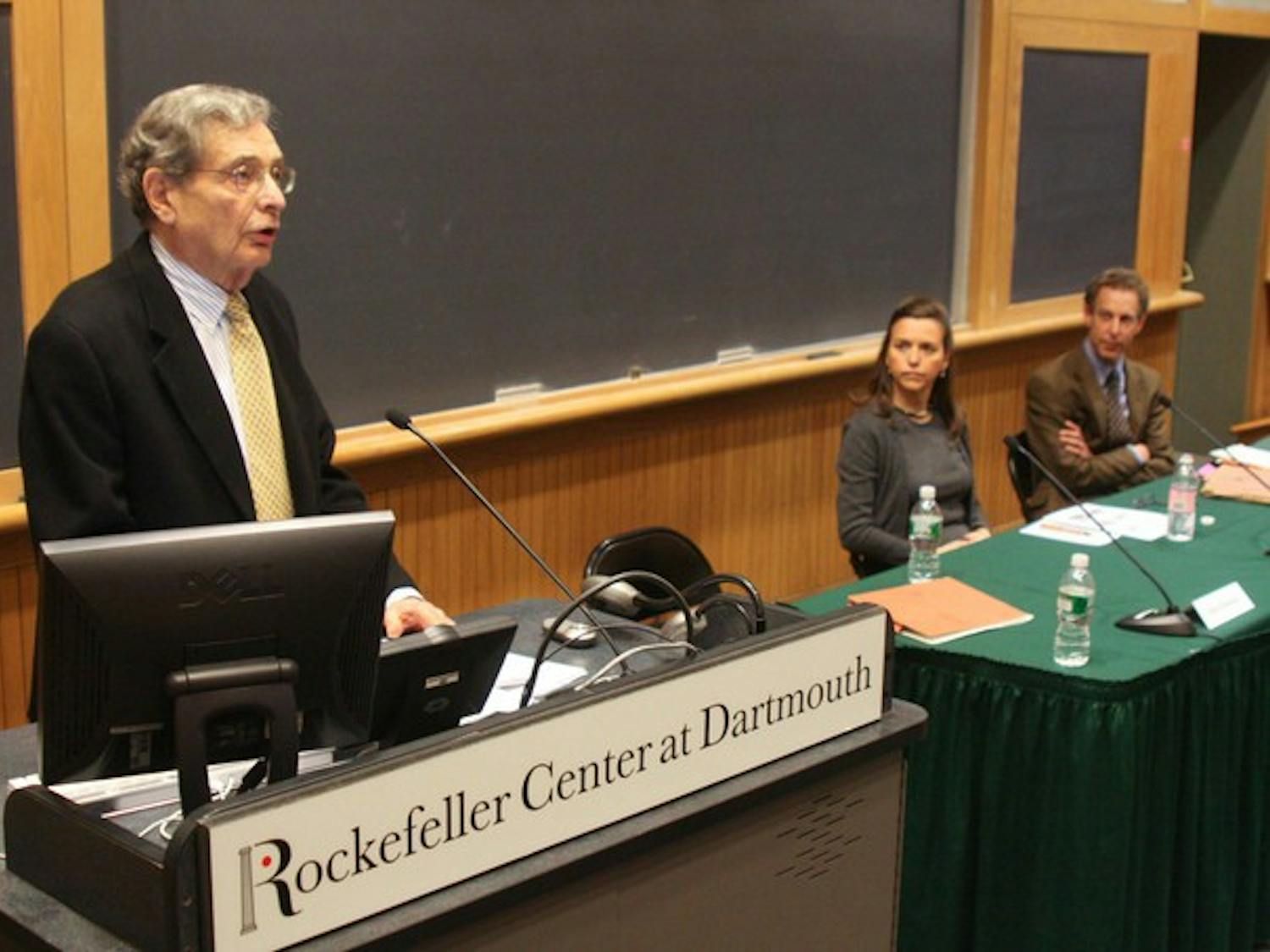 A panel discusses Nelson Rockefeller's legacy on Thursday.