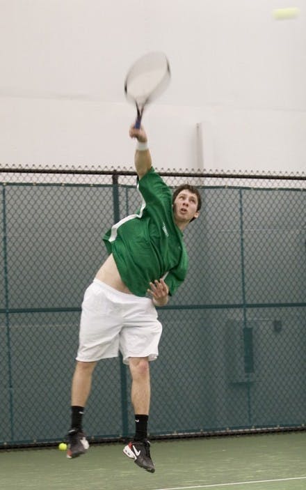 Big Green tennis started its winter with a bang, thrashing the Bearcats 6-1.