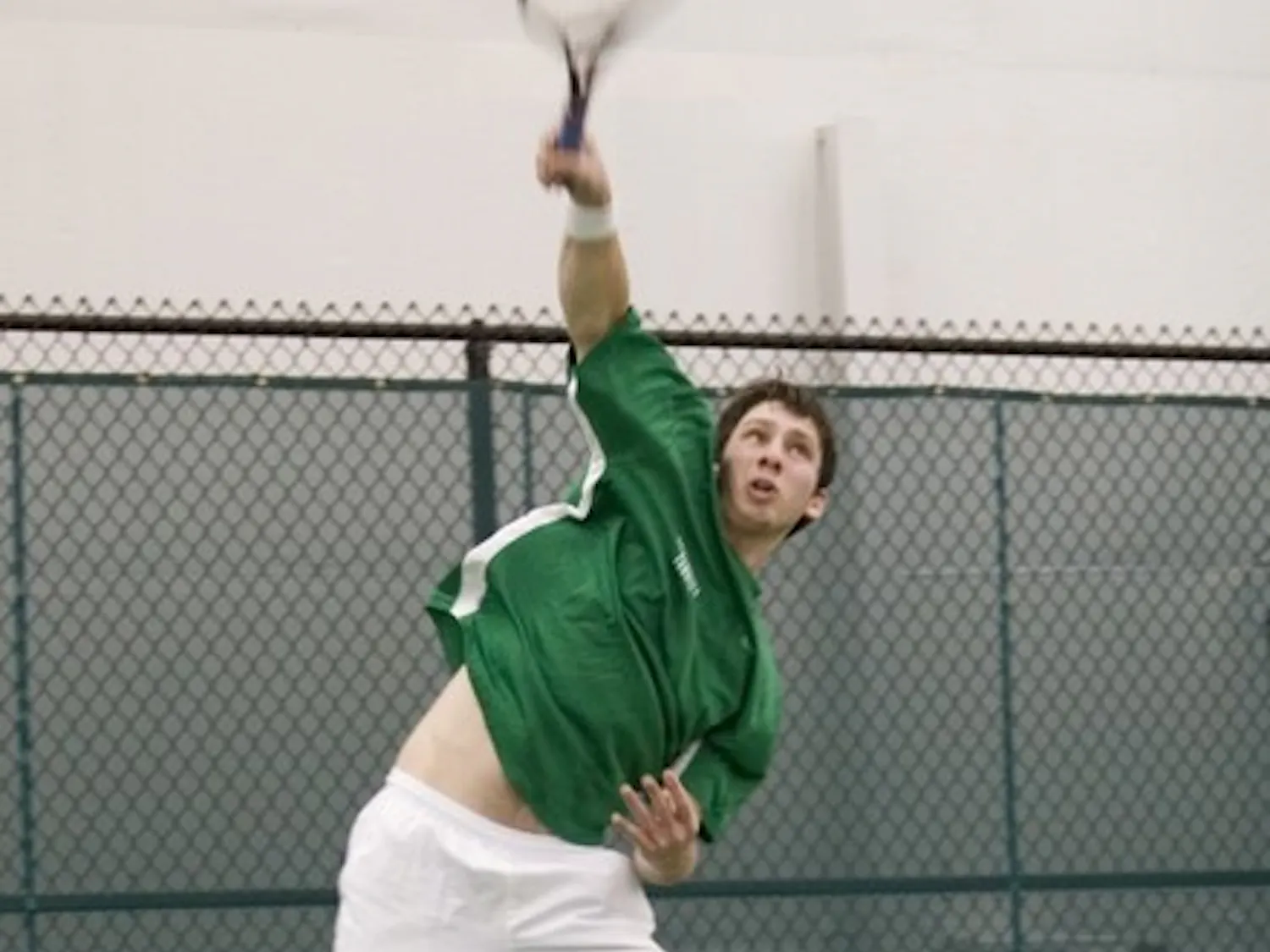 Big Green tennis started its winter with a bang, thrashing the Bearcats 6-1.