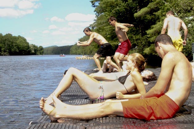 Following a year-long College prohibition on swimming in the river, the student dock will reopen Saturday to students with Dartmouth IDs.