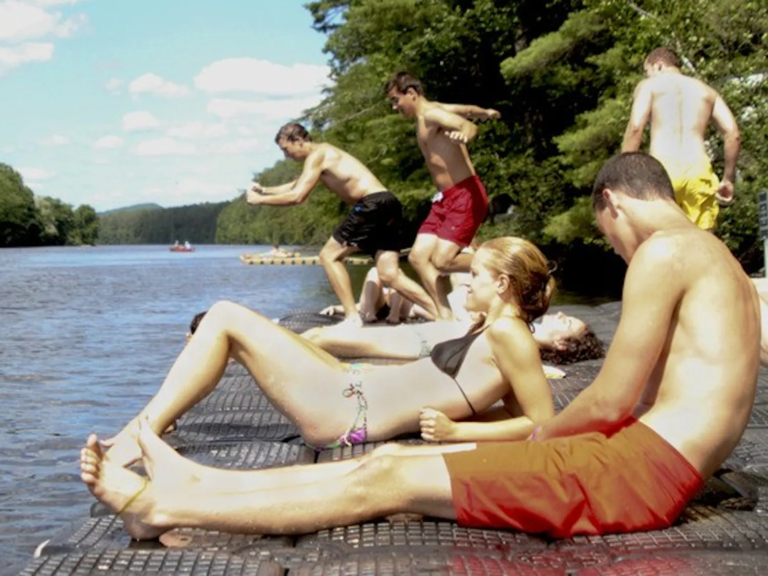 Following a year-long College prohibition on swimming in the river, the student dock will reopen Saturday to students with Dartmouth IDs.