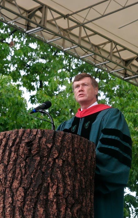 Board of Trustees Chairman Ed Haldeman '70 expects to begin as CEO of Freddie Mac in August, but has made no plans for his Board position.