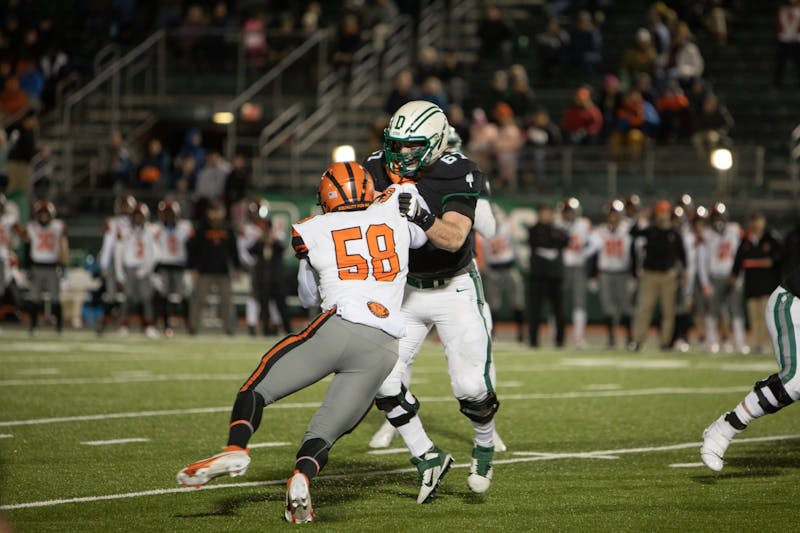 Dartmouth never trailed during Friday night's 31-7 home win over No. 16 Princeton University.