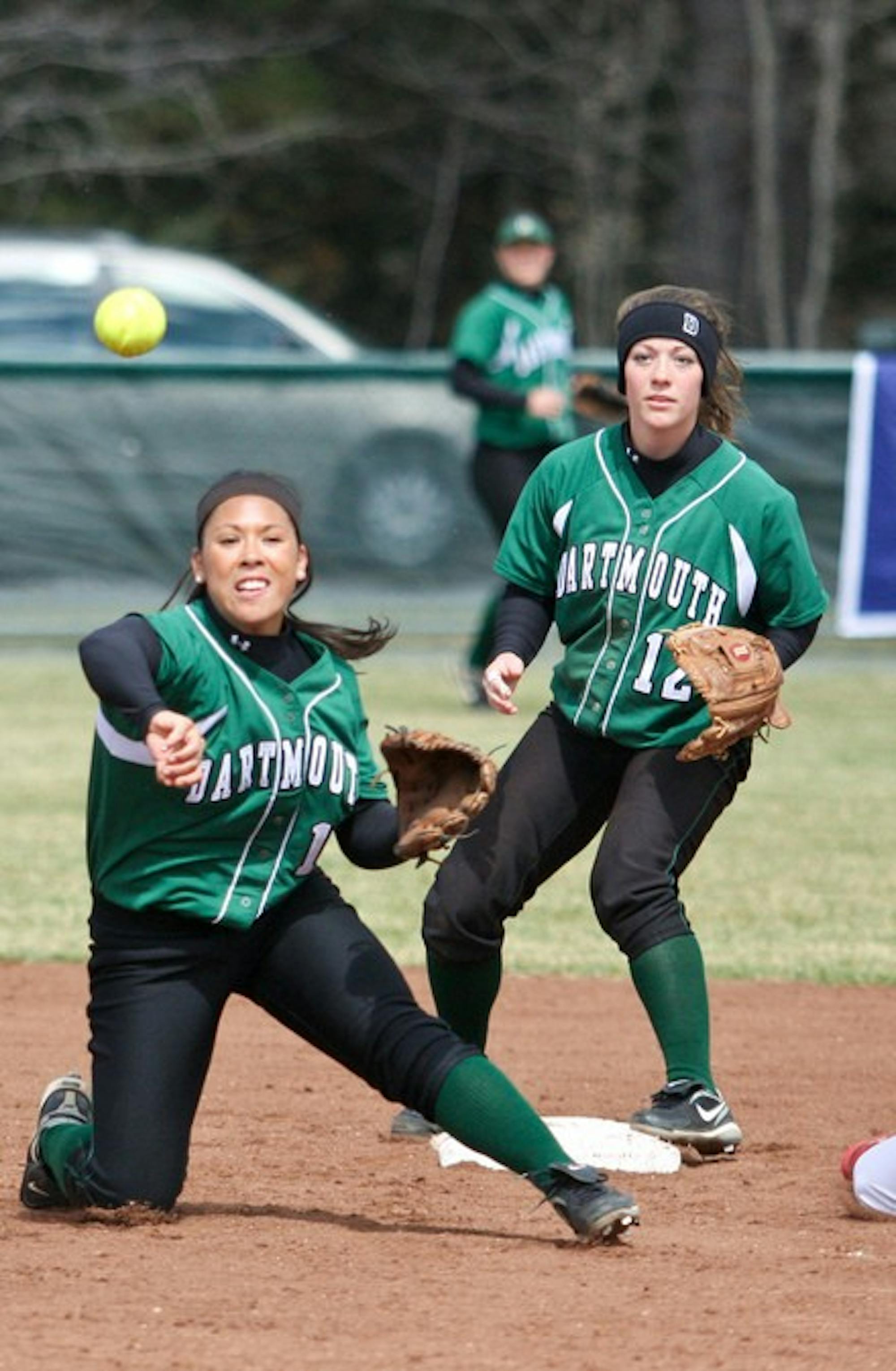 Christy Autin '10 and Kirsten Costello '10 combined for three hits in the Big Green's 5-1 victory against Cornell, Dartmouth's lone win in the series.