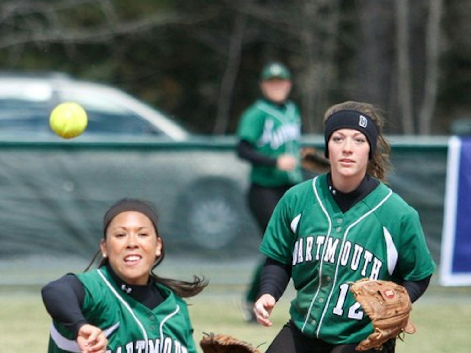 Christy Autin '10 and Kirsten Costello '10 combined for three hits in the Big Green's 5-1 victory against Cornell, Dartmouth's lone win in the series.