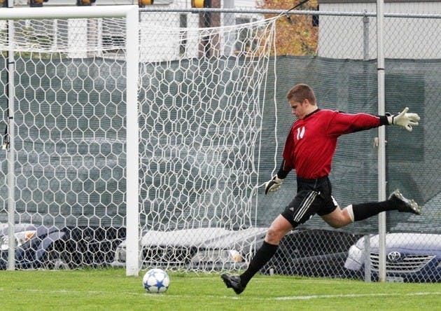 Keeper Rowan Anders '07 made five saves in a losing effort Wednesday.