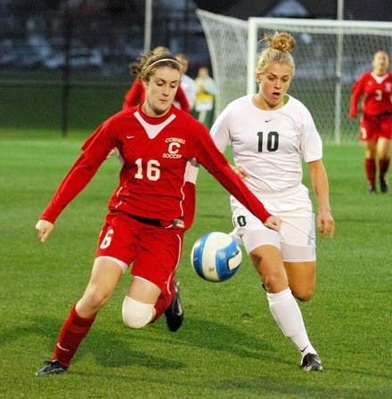 Melisa Krnjaic '10 helped the Big Green hold Cornell to just one goal.