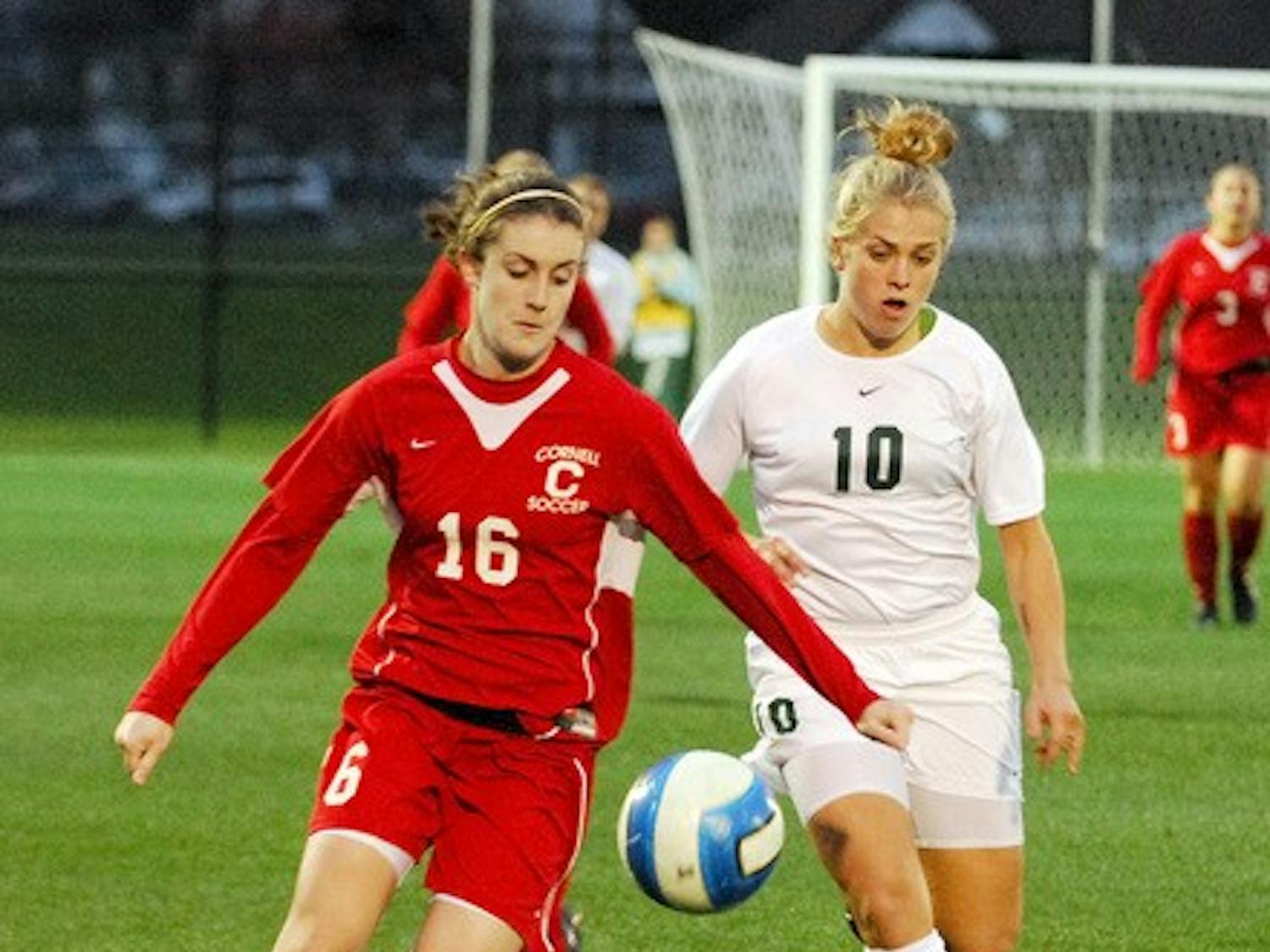 Melisa Krnjaic '10 helped the Big Green hold Cornell to just one goal.