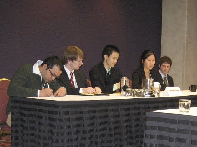 The Dartmouth Ethics Bowl Team competed in the fifth annual Intercollegiate Ethics Bowl in Cincinnati on Thursday.