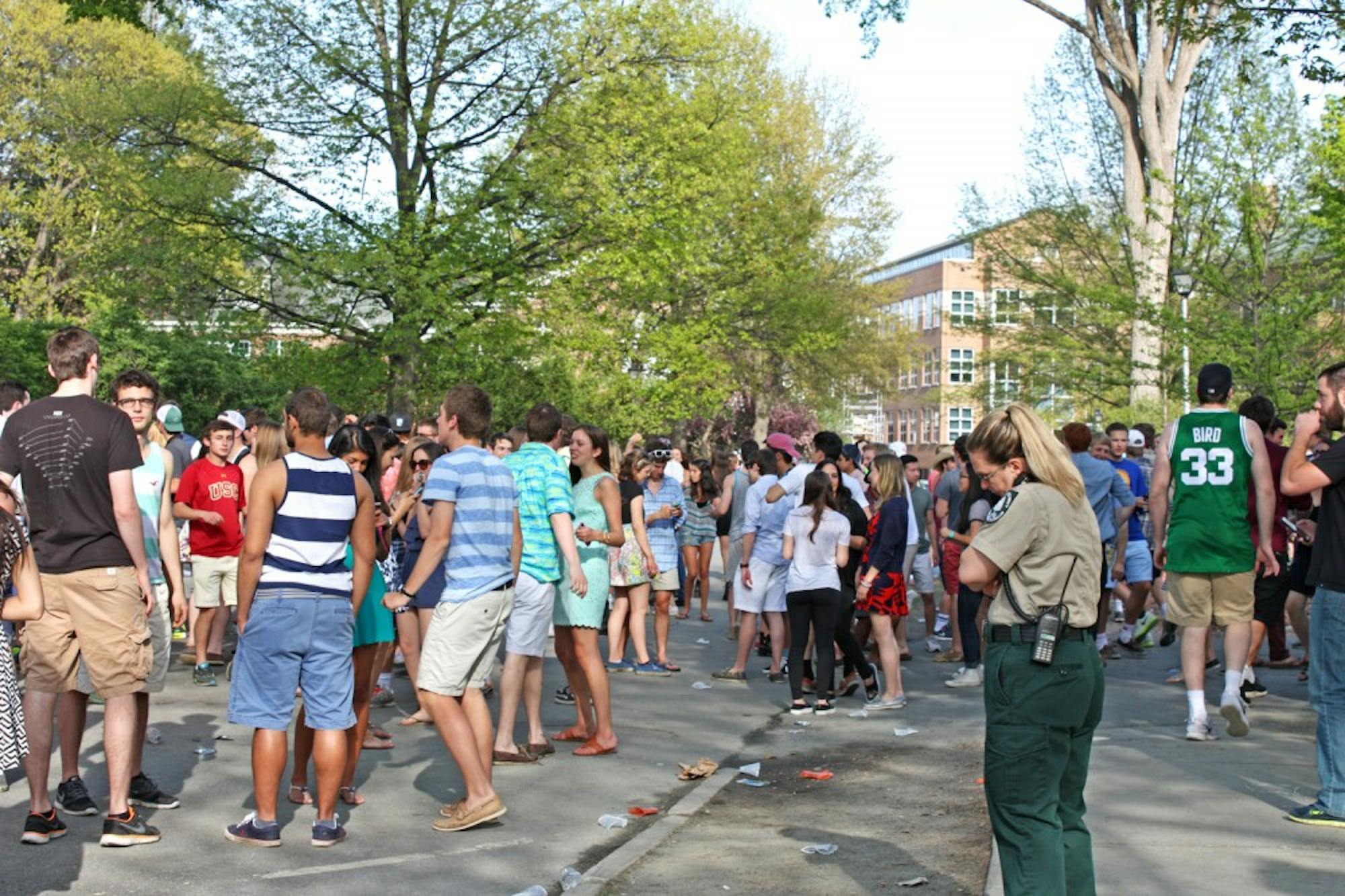 Safety and Security officers monitored student events over Green Key weekend. 