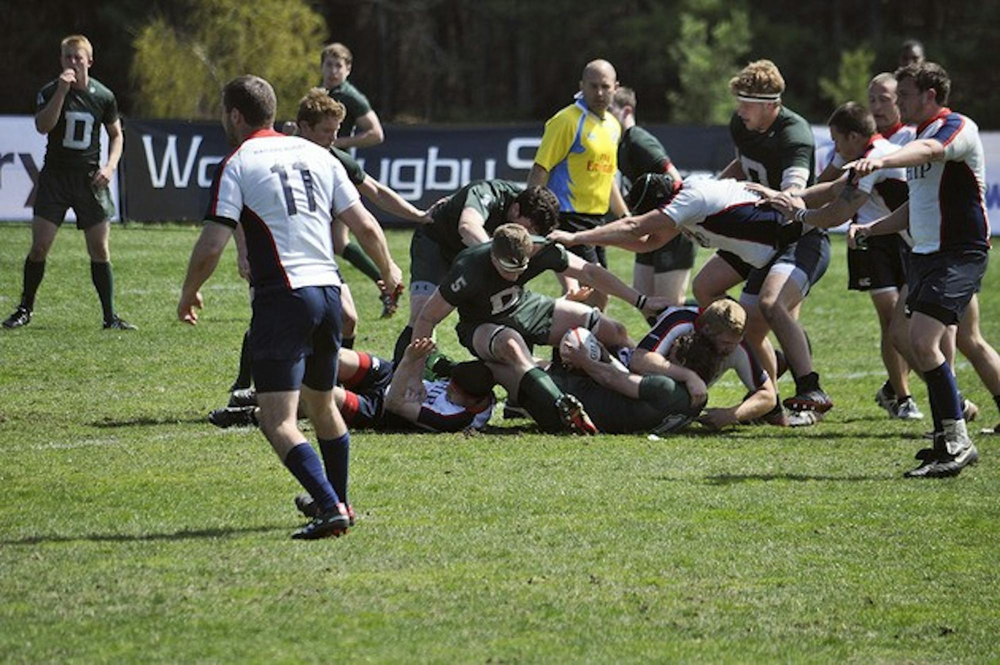 The men's rugby team will look to defend its USA 7s Collegiate Rugby championship June 2-3 in Philadelphia.