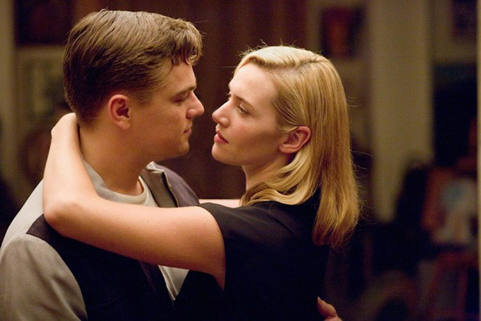 Frank (Leonardo DiCaprio) and April (Kate Winslet) struggle to maintain the image of a perfect marriage in 