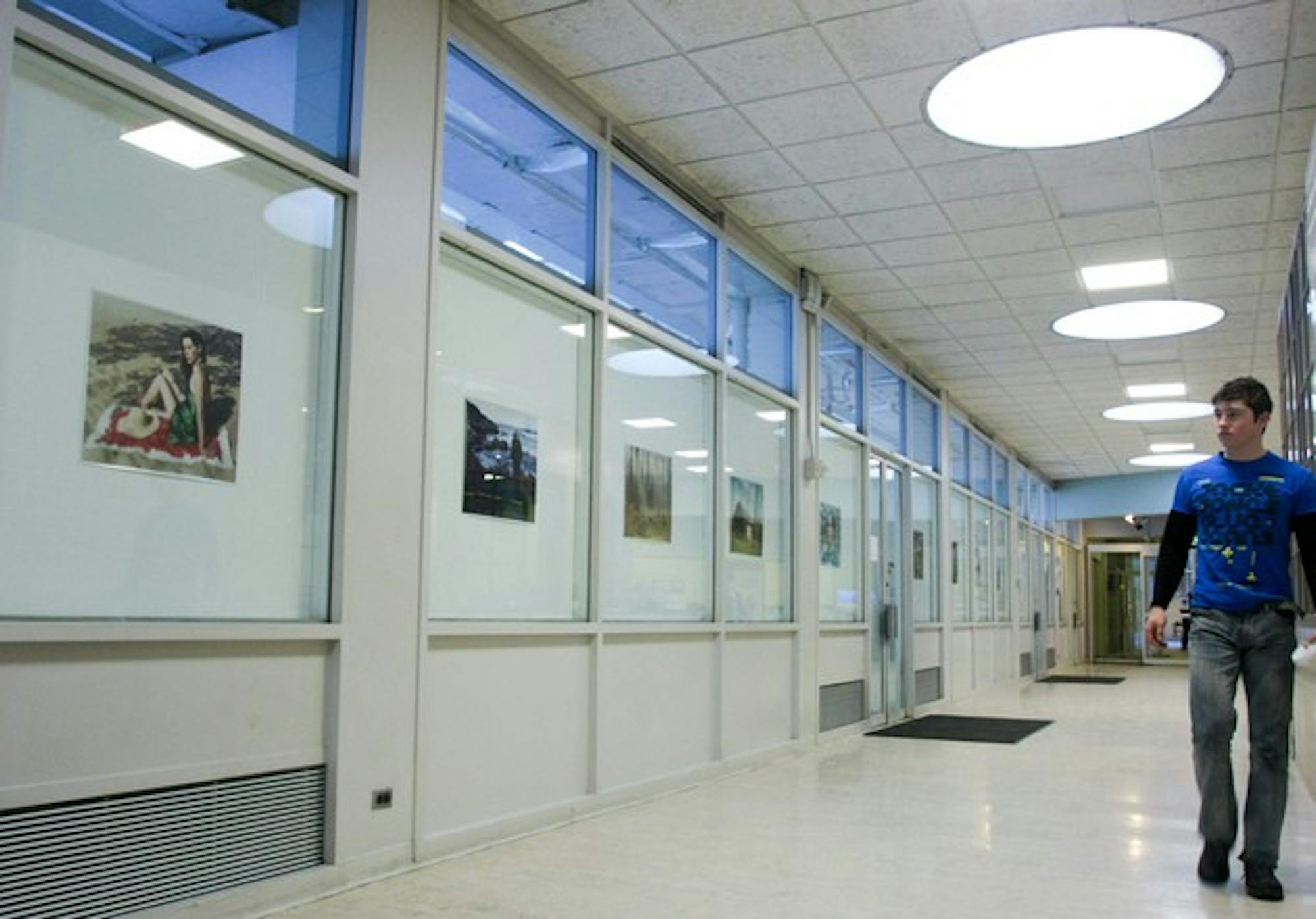 Visiting professor Eric Weeks' vibrant exhibit brings color to the Hop's halls.