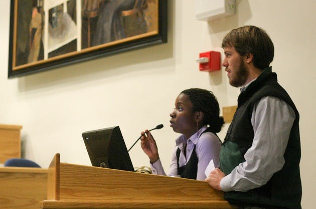 Dartmouth Medical School students discussed stress and depression among medical professionals in a forum on Wednesday.
