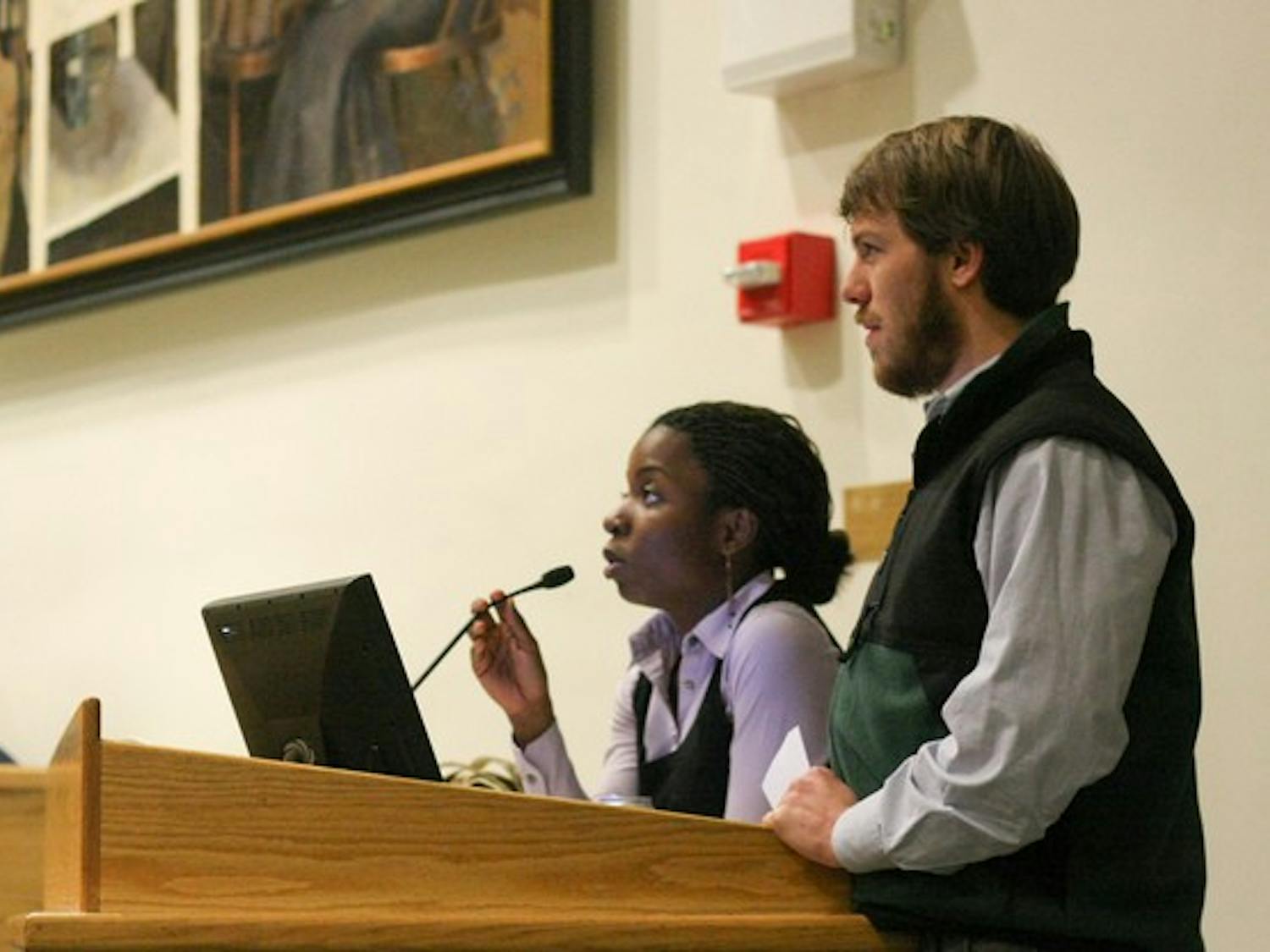 Dartmouth Medical School students discussed stress and depression among medical professionals in a forum on Wednesday.