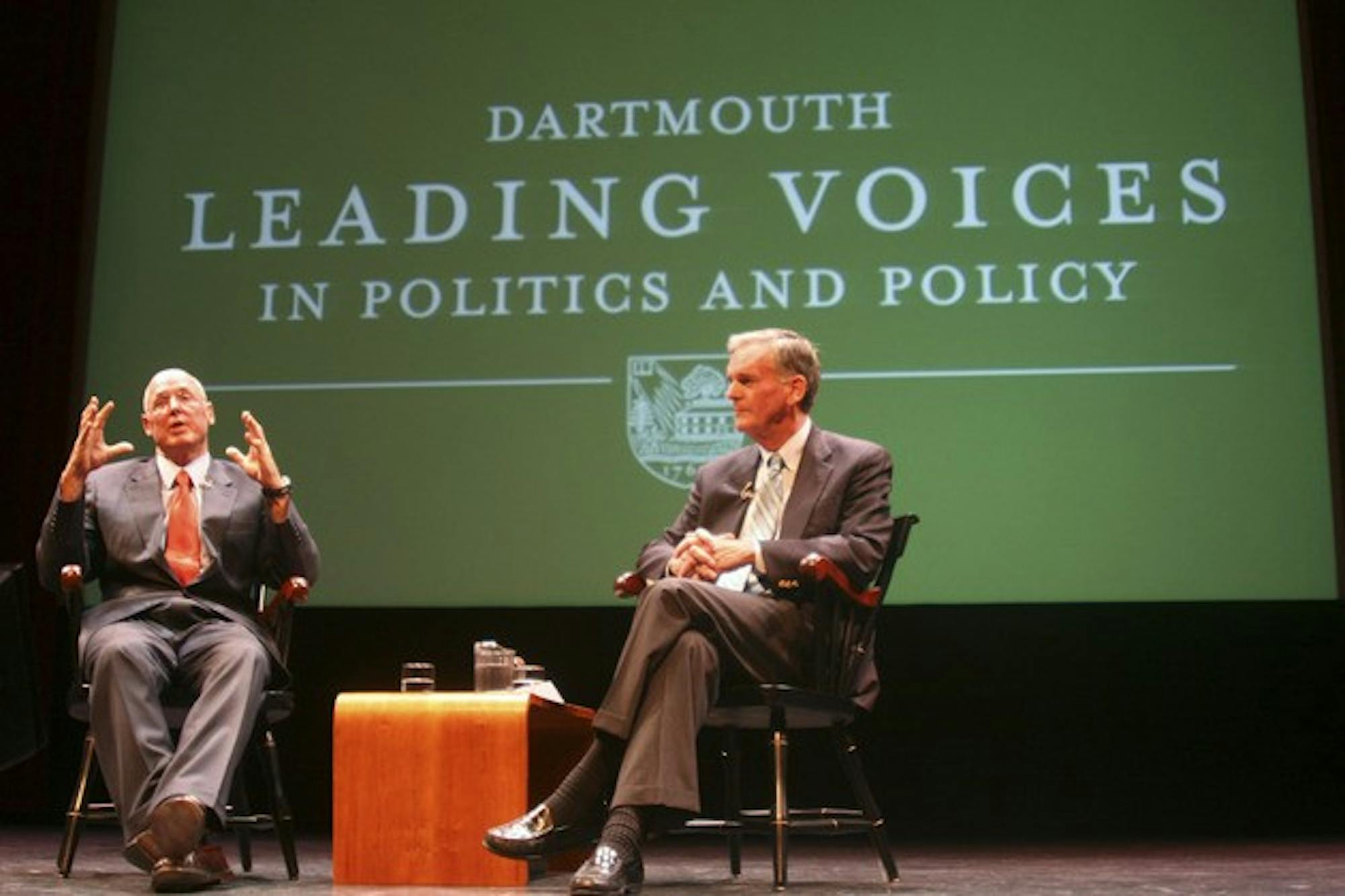 Henry Paulson '68 discussed the current problems with the U.S. economy in the 