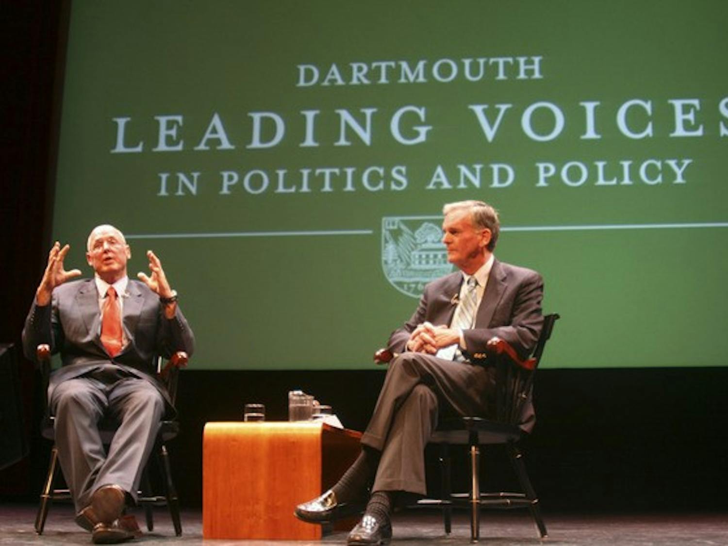 Henry Paulson '68 discussed the current problems with the U.S. economy in the 