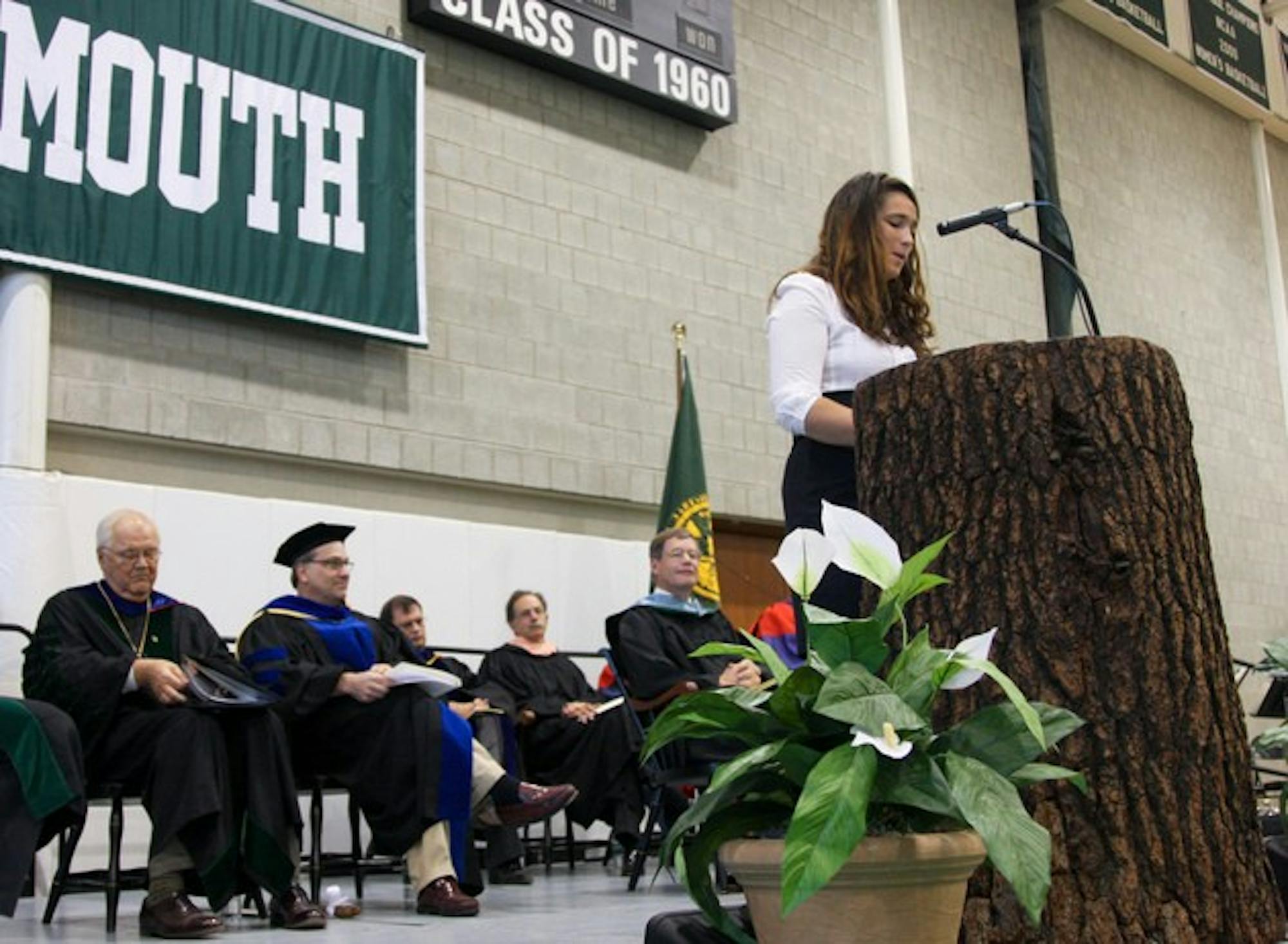 Student Body President Molly Bode '09 encourages freshman to find and pursue their passions over the next four years at Dartmouth.
