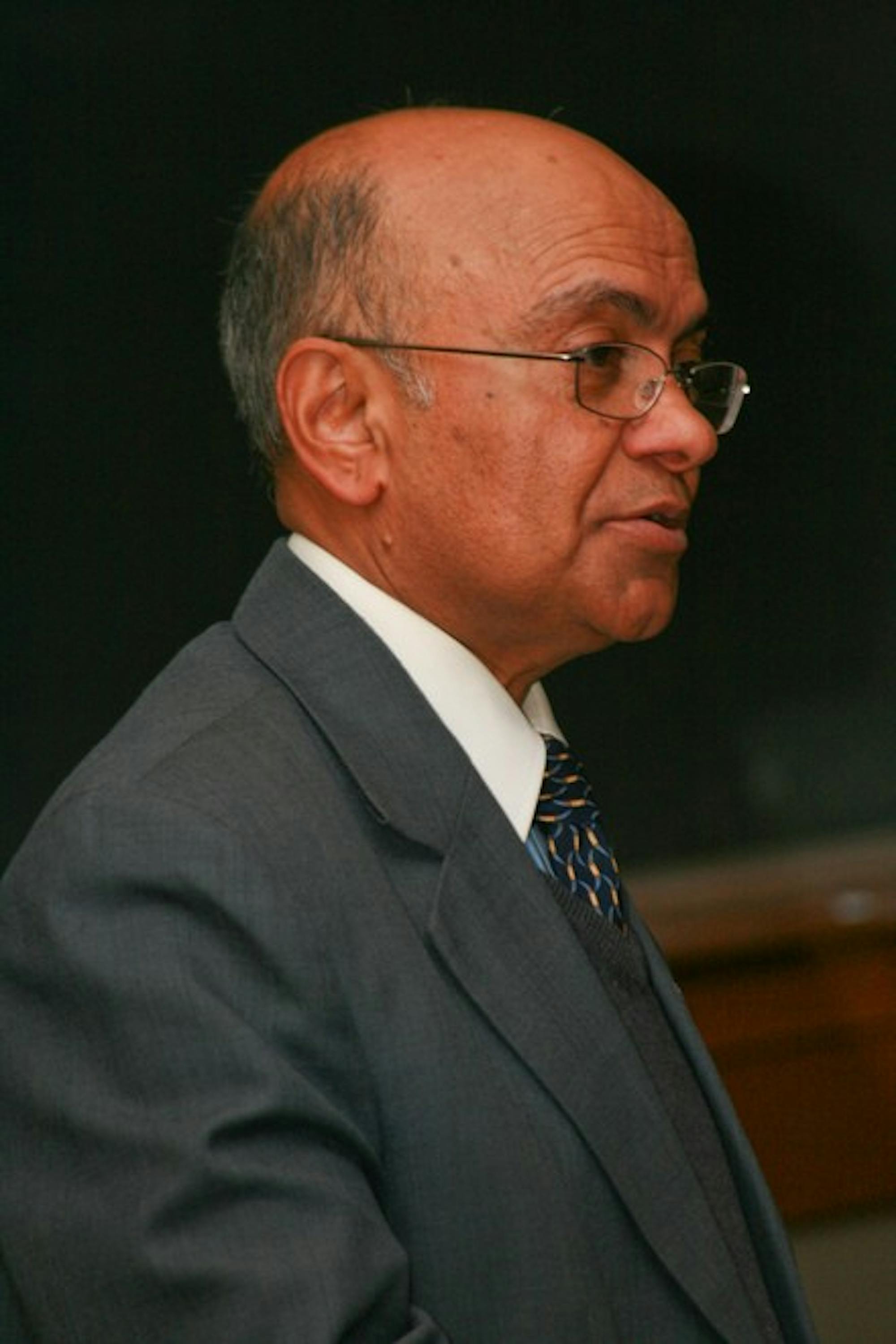 Kul Chandra Gautam '72 discussed how to improve children's health care worldwide in his lecture Monday night in Filene Auditorium.