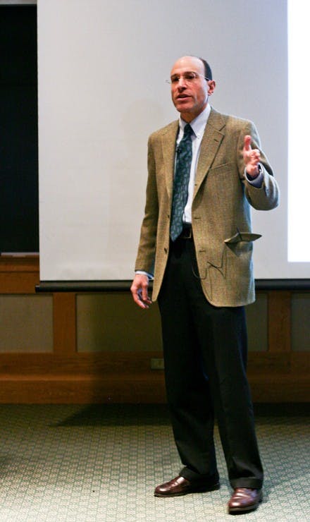 Massachusetts Institute of Technology political scientist Edward Steinfeld delivered a lecture on Chinese economics in Filene Auditorium on Tuesday.