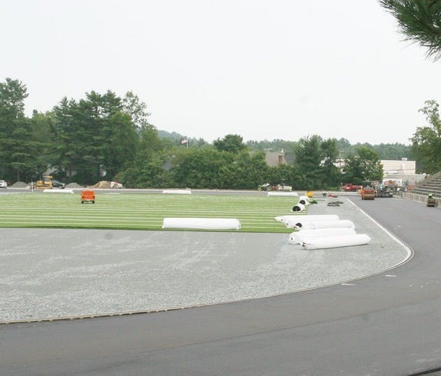 The football team is rebuilding thoroughly. In addition to adjusting to a new surface, the team must find a quarterback after Josh Cohen '09's suspension.