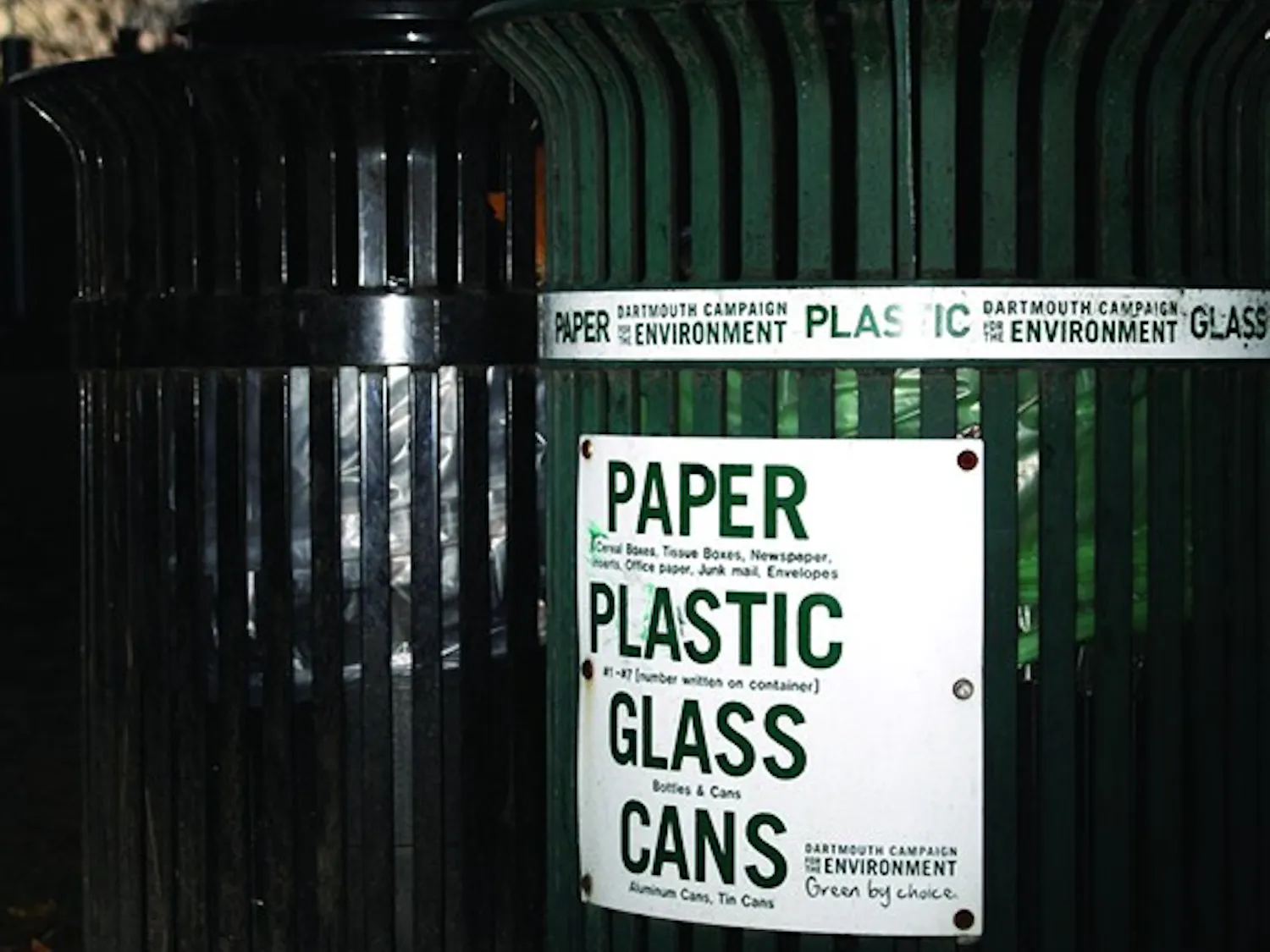 The College recently resumed recycling after waste contamination halted the effort.