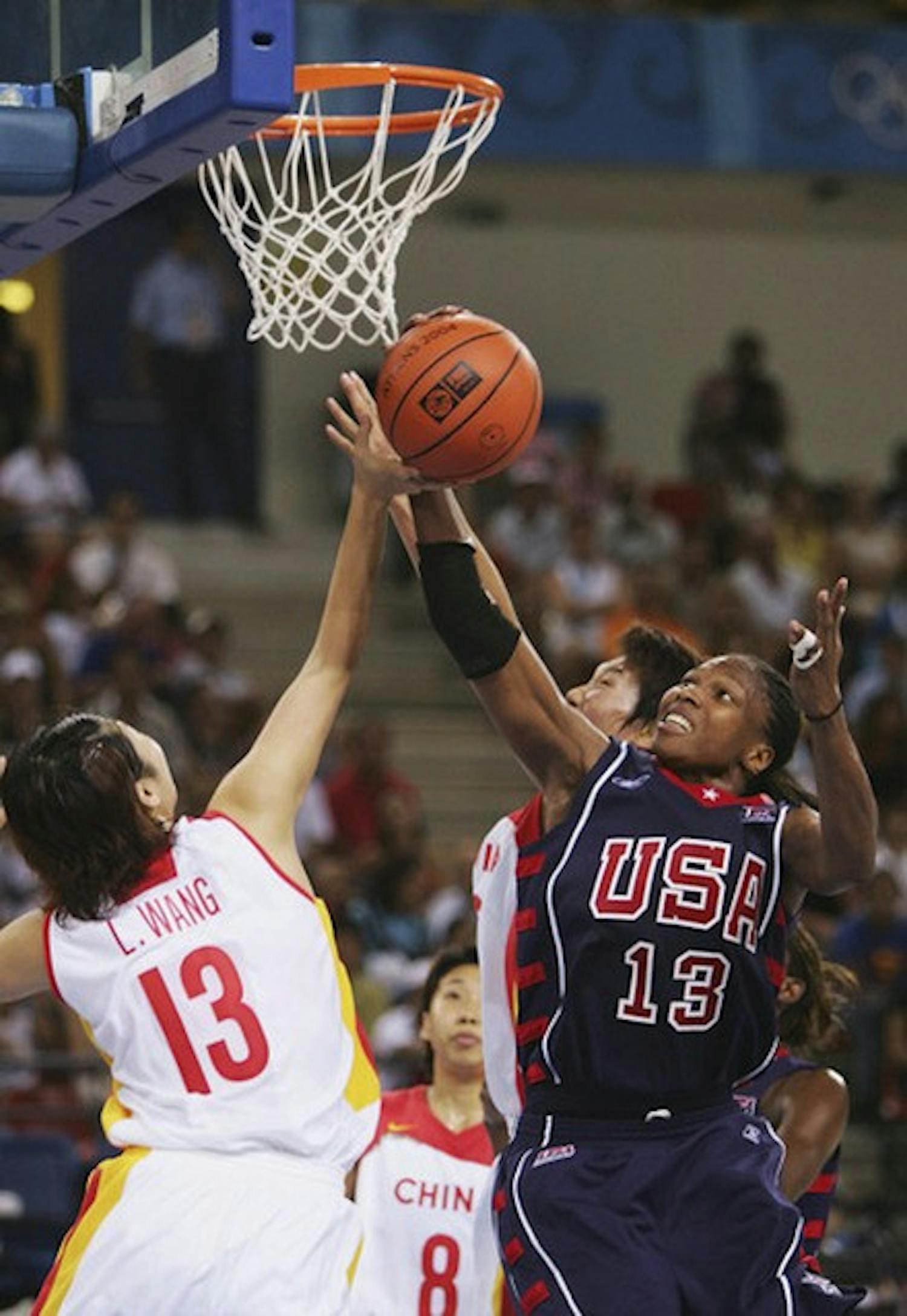 Yolanda Griffith won Olympic gold medals for the United States at the 2000 and 2004 Summer games.