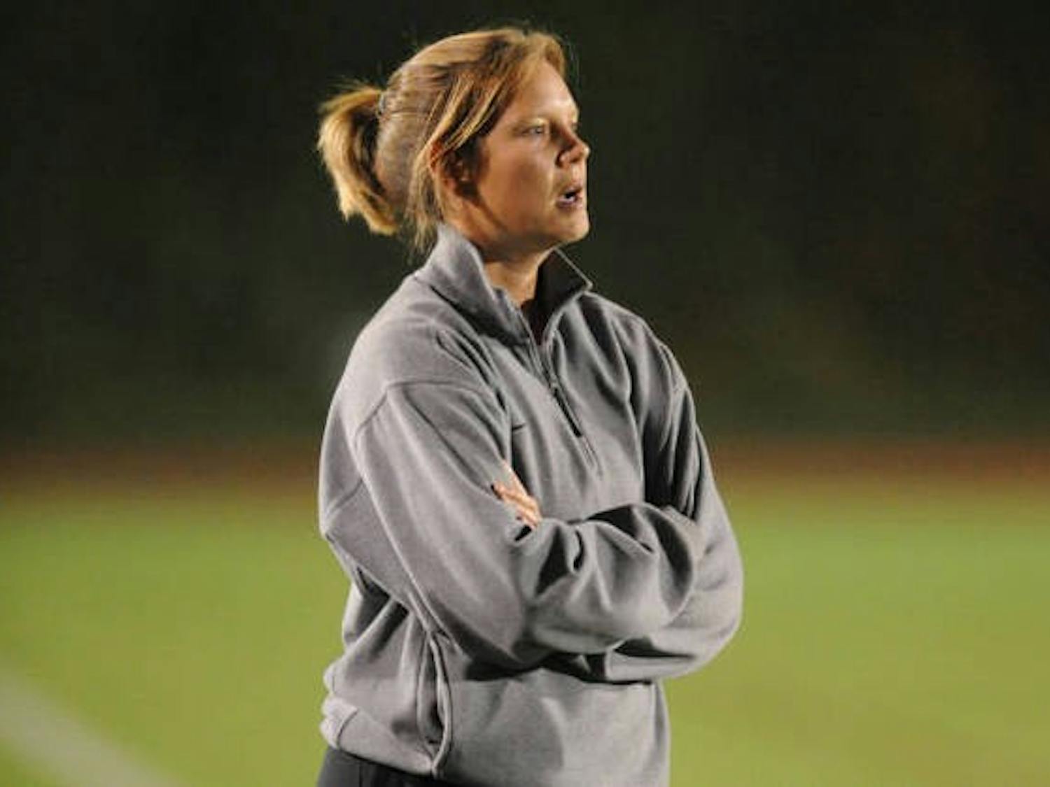 Angie Hind led the women's soccer to 54 wins over six years as head coach.