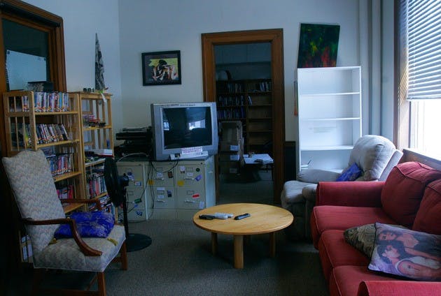 The Rainbow Room on the first floor of Robinson Hall offers a space safe for conversation.