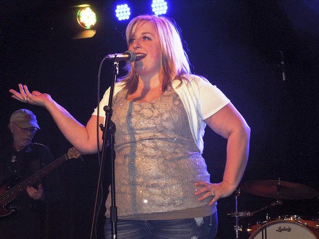 Shana Stack leads The Shana Stack Band, which features Ed Leavitt, executive assistant to Dean of Campus Life April Thompson.