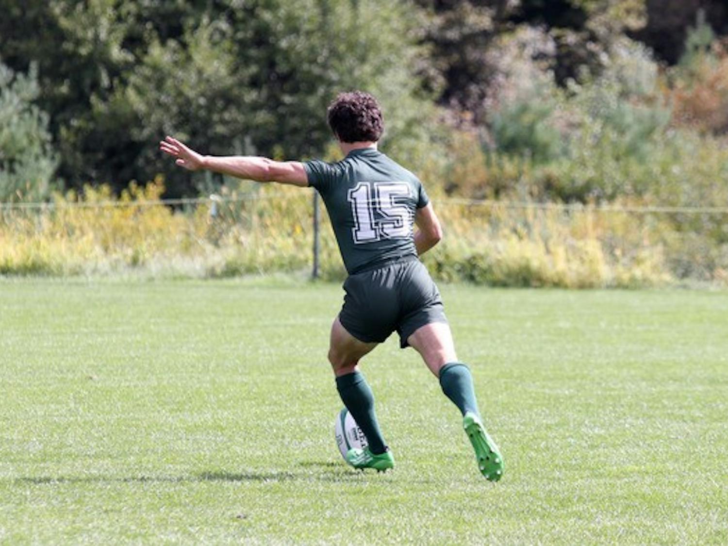 Led by Madison Hughes '15, the men's rugby team cruised to a tournament victory this weekend.