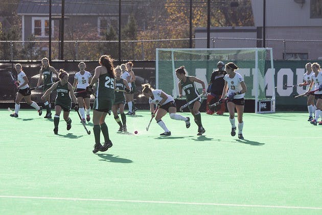 The Dartmouth field hockey team scored three unanswered goals in the second half to secure a 5-2 win over Columbia University on Sunday afternoon.