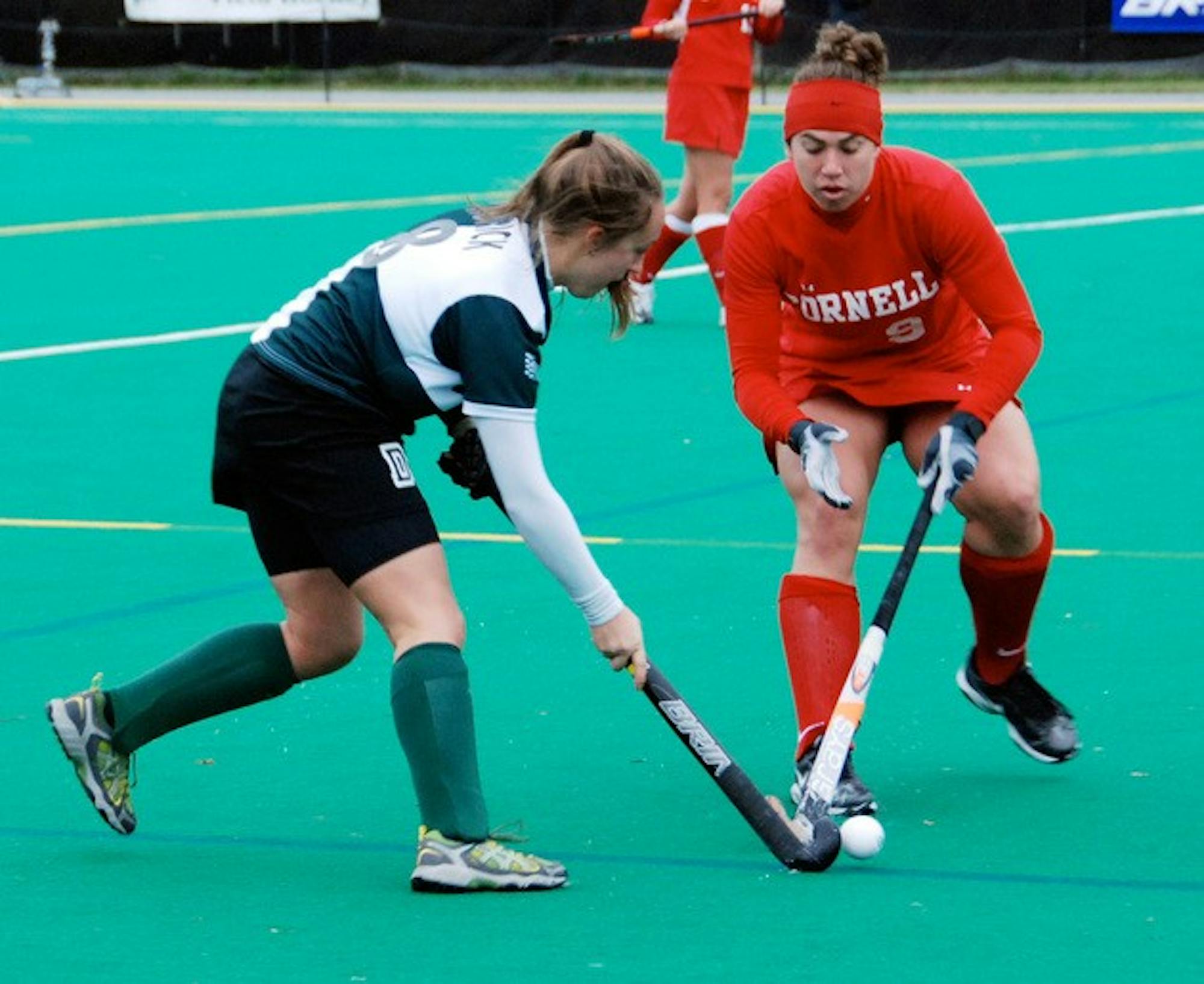 The Big Green field hockey team could not close out its season with a victory, dropping the finale 2-0 to Cornell.