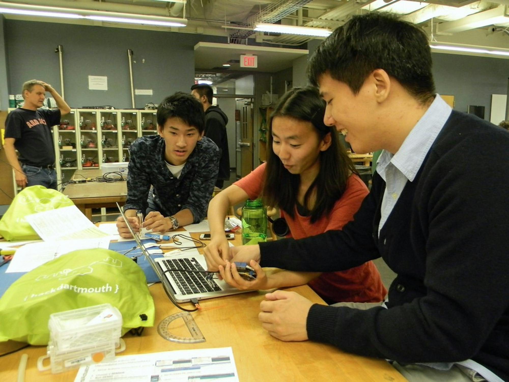 Students at HackDartmouth build a product in 24 hours of coding.