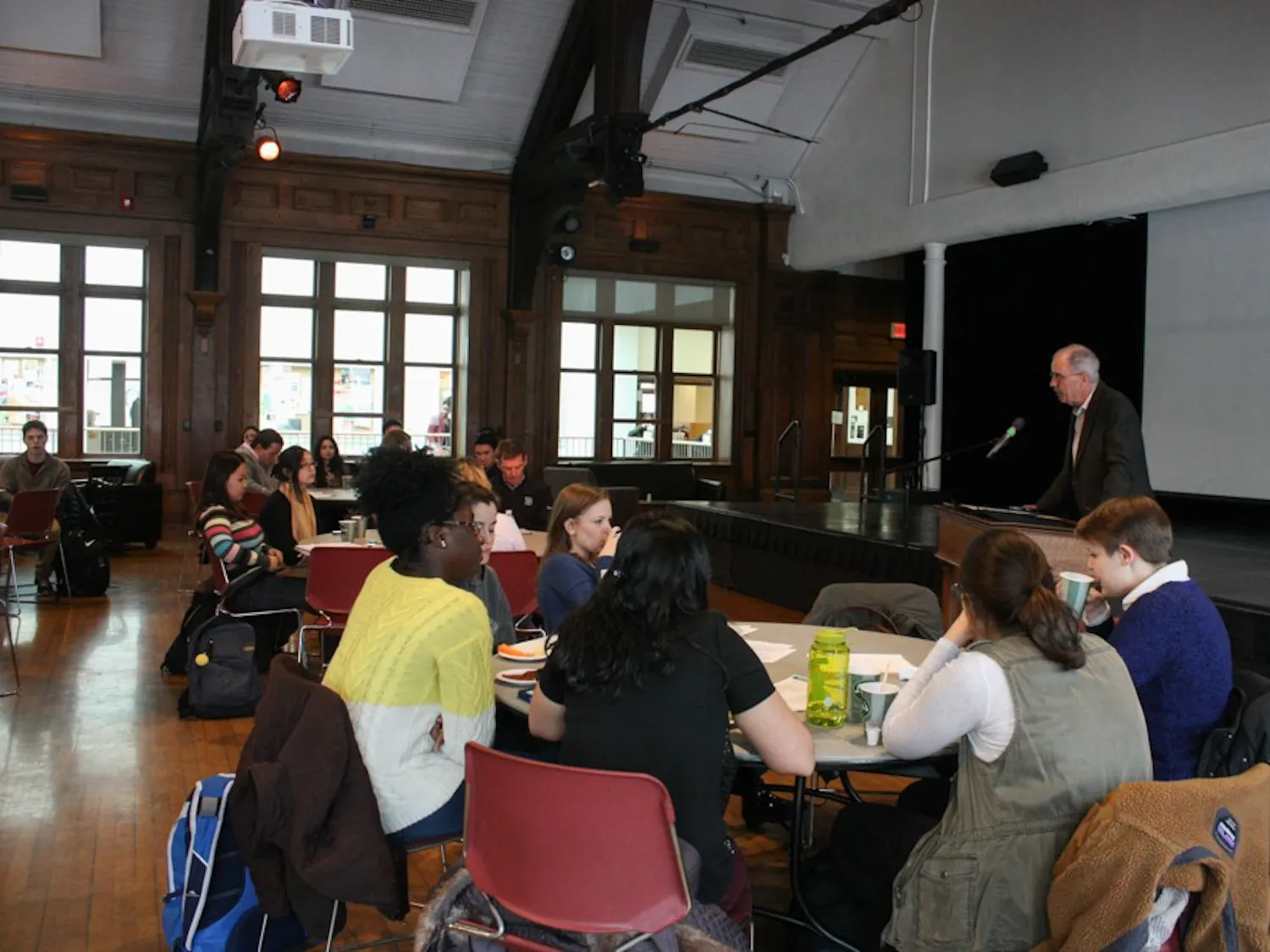 About 60 people attended the fifth annual Symposium on Sexual Assault on Monday.