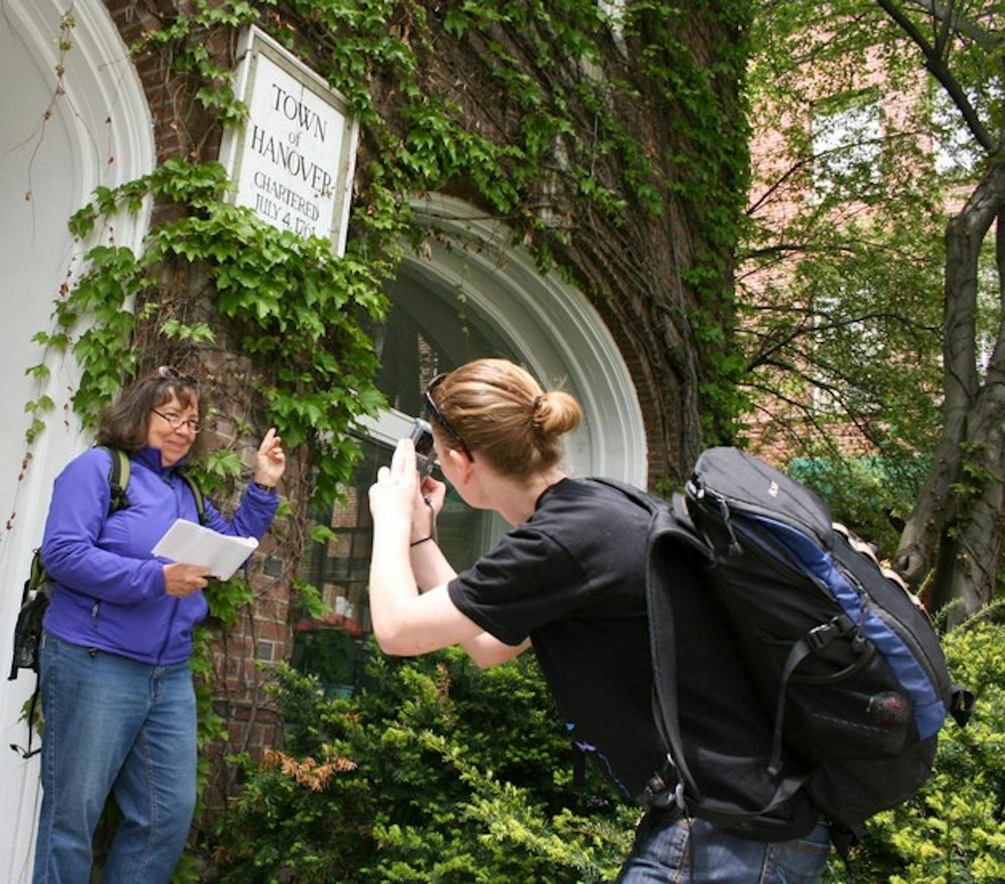 Participants in the first annual Great Upper Valley Race answered riddles and found objects throughout Hanover. The race was held Sunday to benefit Headrest, a local non-profit organization.
