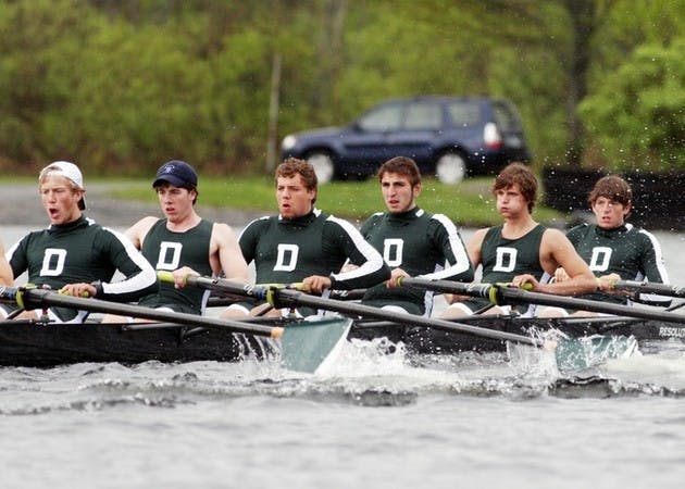The Dartmouth heavyweight freshman eight finished second in the third level final and 14th overall at Eastern Sprints Sunday in Worcester, Mass.