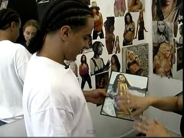 Dee-Dee discusses his idea of the perfect woman in Jesse Epstein's short documentary, 