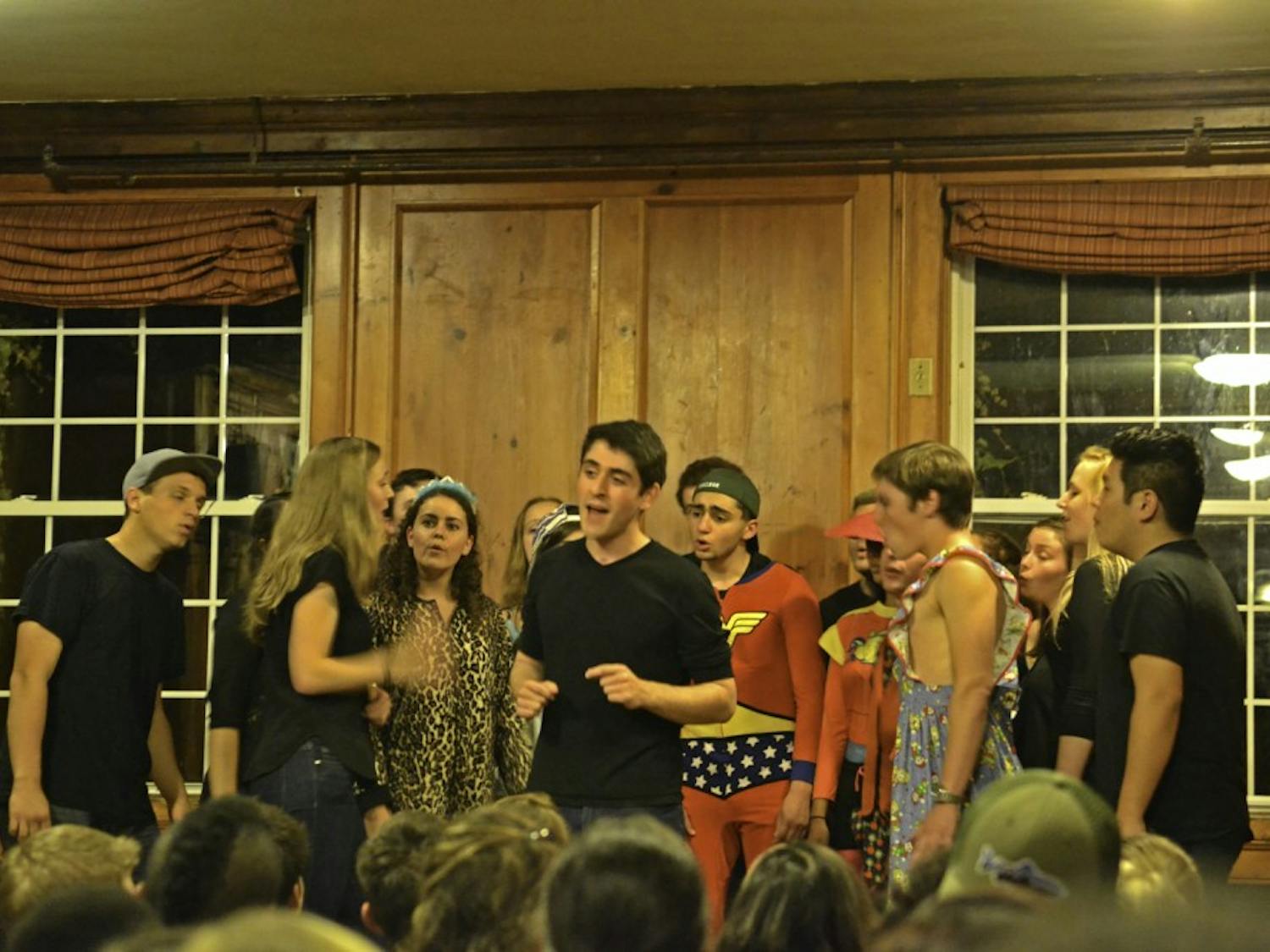 The Dodecaphonics performed at Chi Gamma Epsilon Monday night in a GLC-sponsored event.