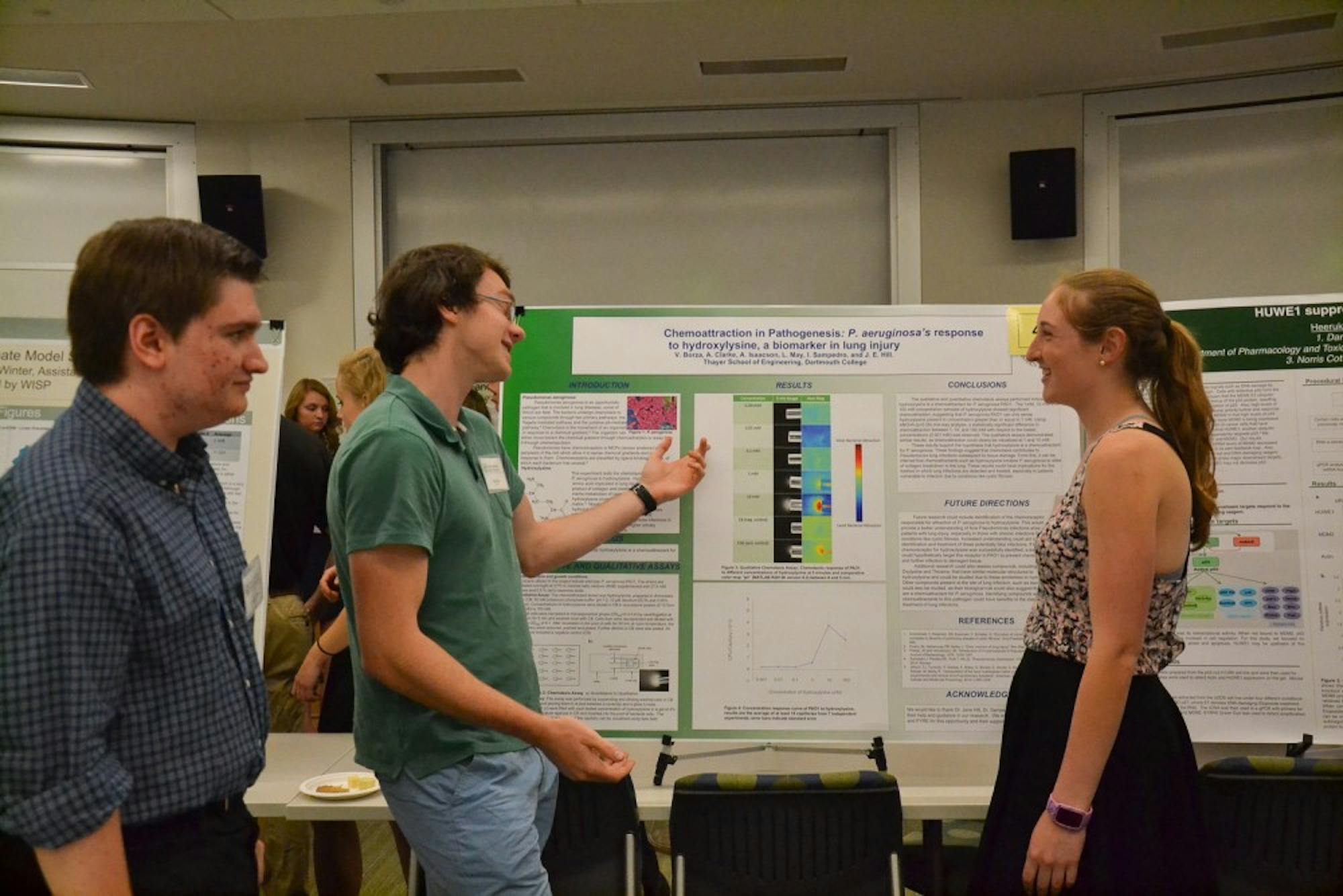 Over 200 students presented research at the 24th annual Karen E. Wetterhahn Science Symposium. 