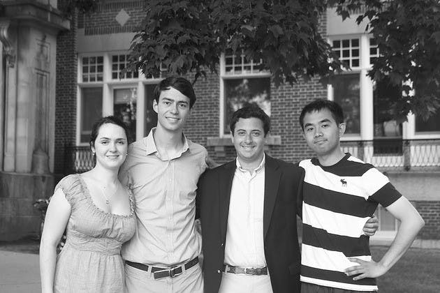 Kearney, Begor, Rogg and Zhong all achieved perfect 4.0s during their Dartmouth careers.