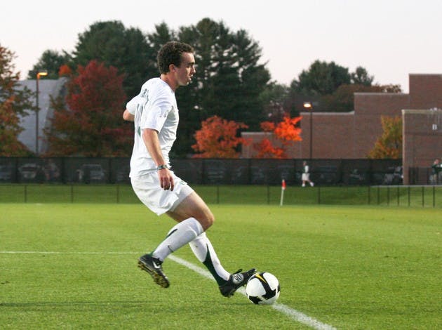 Donnie Surdoval '10 provided Dartmouth's lone goal in a 2-1 loss to UConn on Wednesday. The Big Green has not won a road game since September 7.